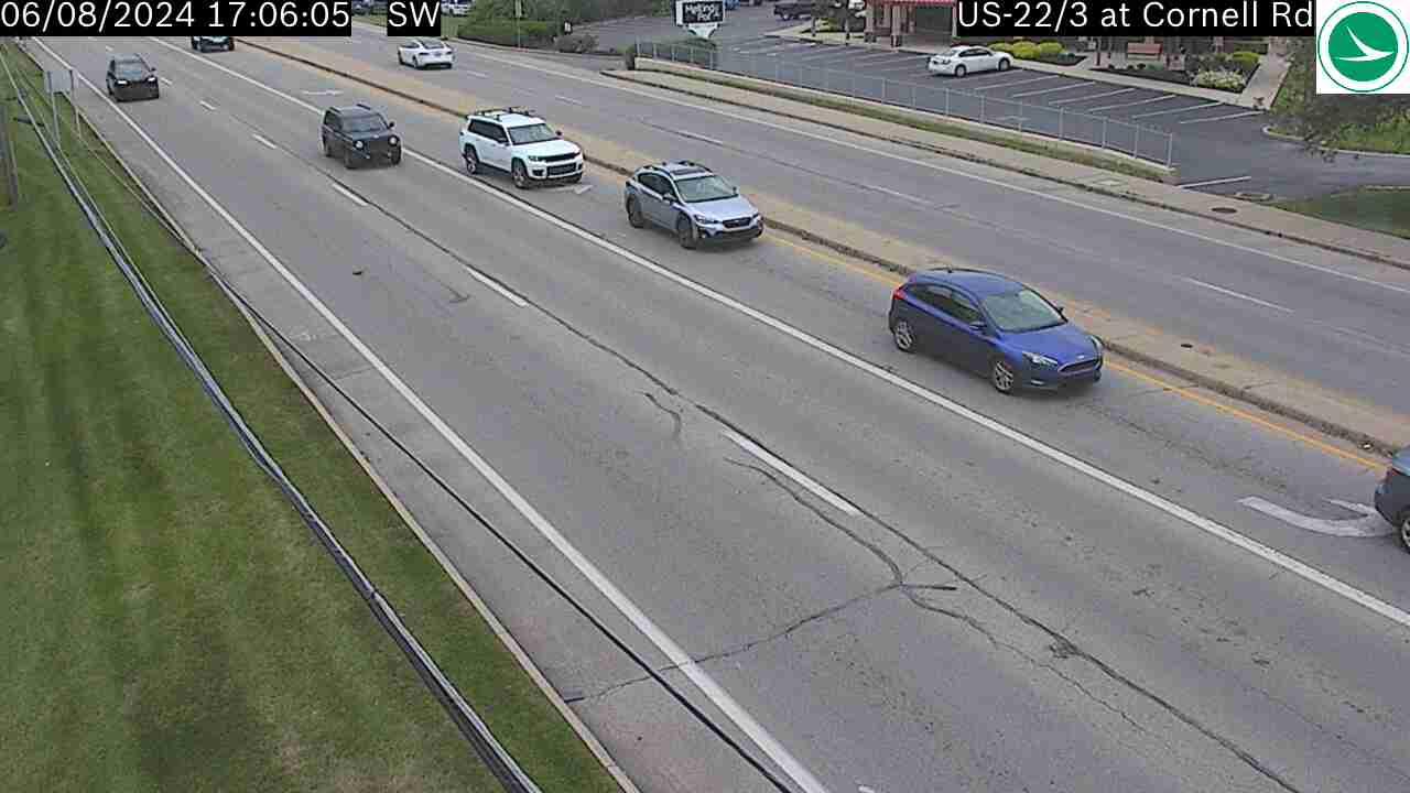Traffic Cam Sixteen Mile Stand: US-22/3 at Cornell Rd