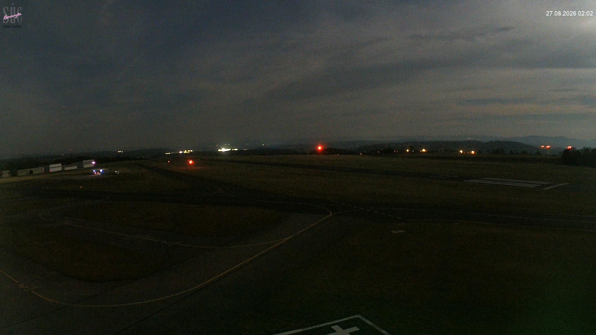 Traffic Cam Neustadt bei Coburg › South-West: Flugplatz Coburg EDQC Blick nach Süd-West