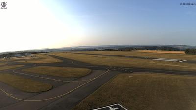 Neustadt bei Coburg › South-West: Flugplatz Coburg EDQC Blick nach Süd-West
