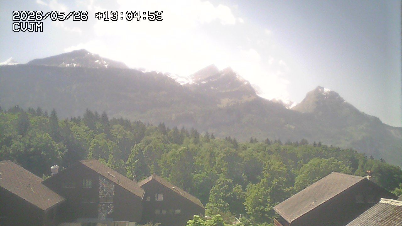 Hohfluh: Hasliberg: Blick auf die Berner Alpen
