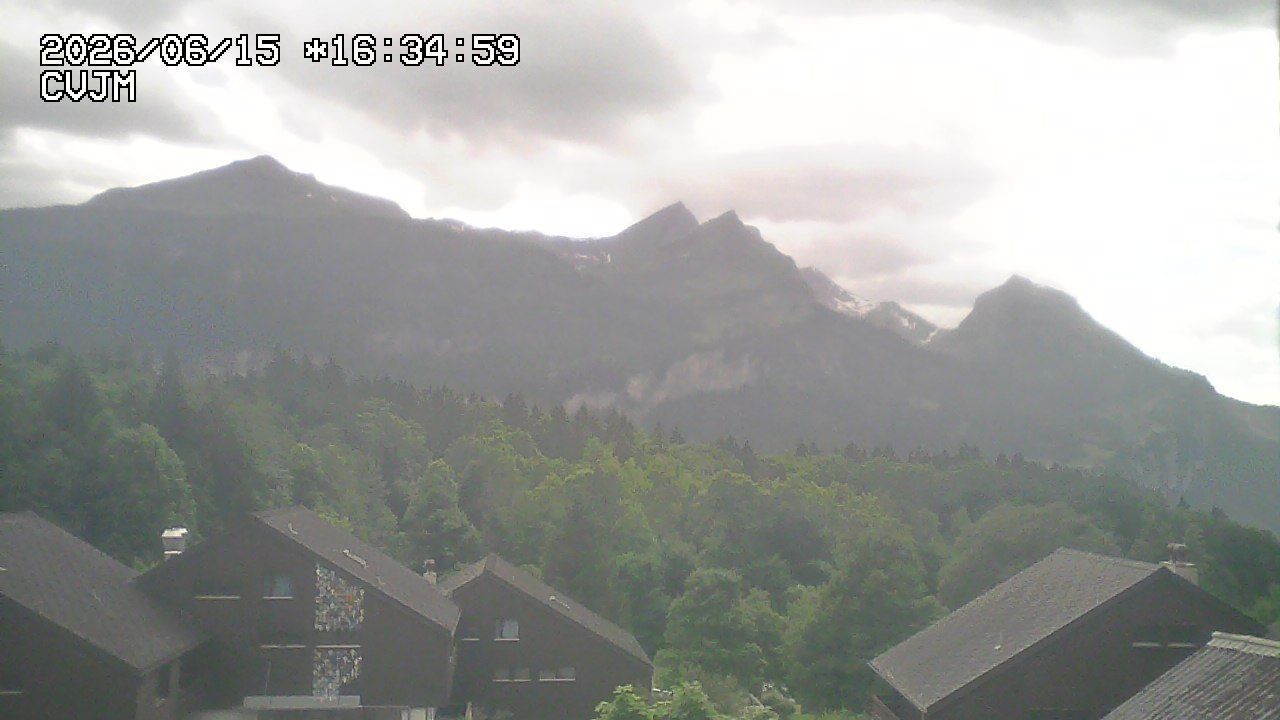 Hohfluh: Hasliberg: Blick auf die Berner Alpen