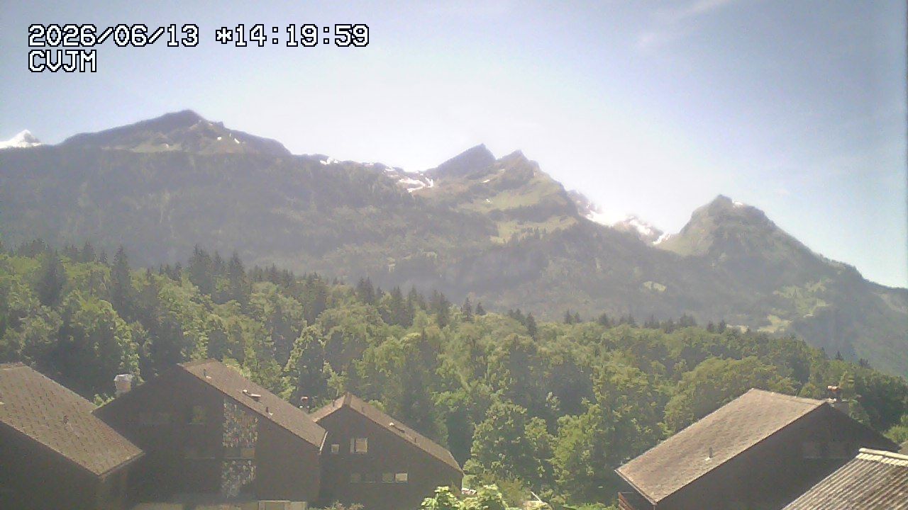 Hohfluh: Hasliberg: Blick auf die Berner Alpen