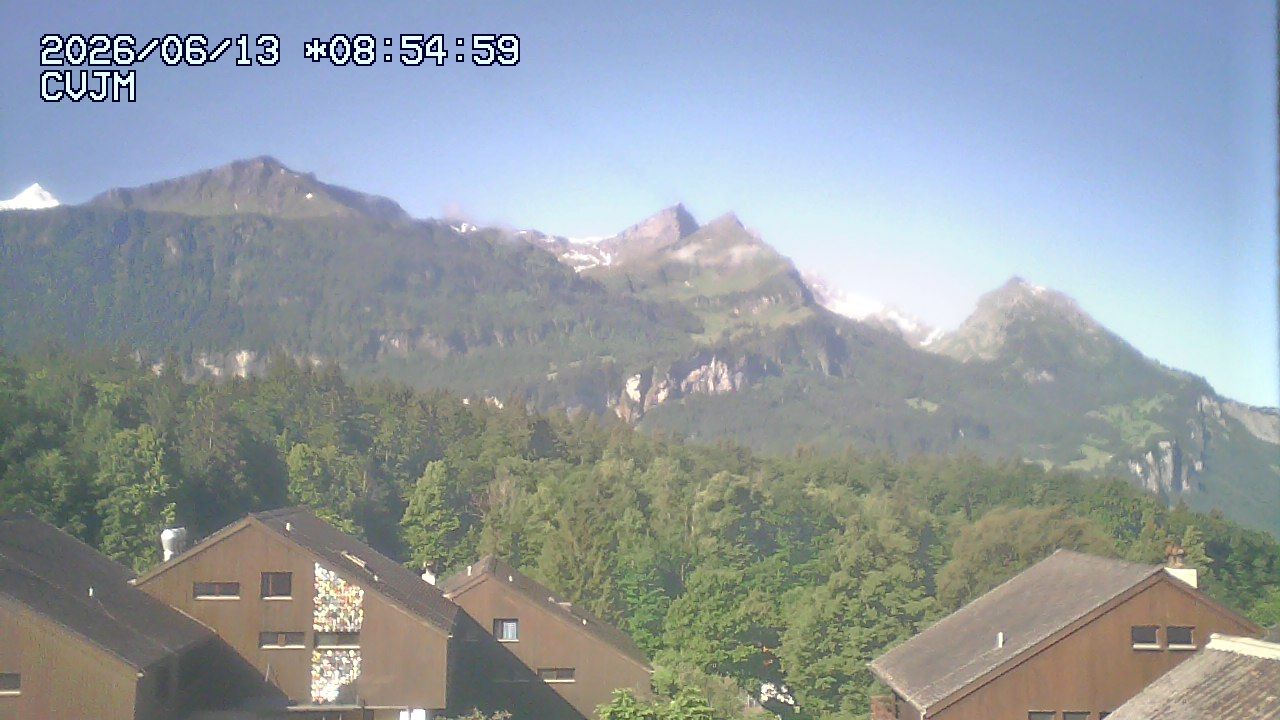 Hohfluh: Hasliberg: Blick auf die Berner Alpen
