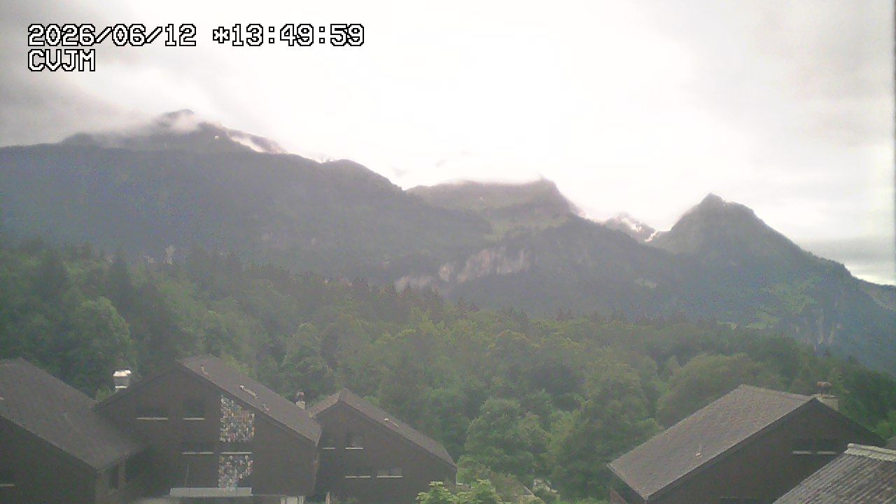 Hohfluh: Hasliberg: Blick auf die Berner Alpen