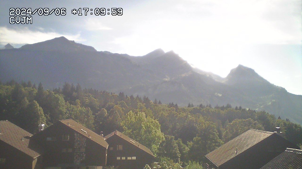 Hohfluh: Hasliberg: Blick auf die Berner Alpen