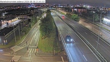 Traffic Cam Ostra Goteborg: Marieholmsmotet söderut