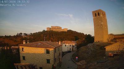 immagine della webcam nei dintorni di Sant'Agata Feltria: webcam San Leo