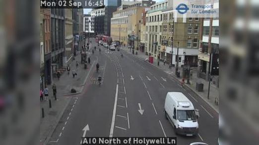 Traffic Cam City of London: A10 North of Holywell Ln