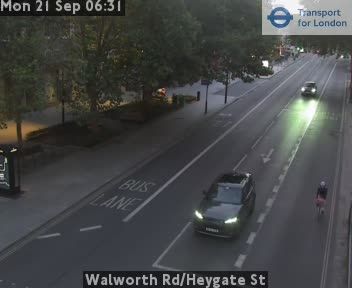 Traffic Cam London: Walworth Rd/Heygate St