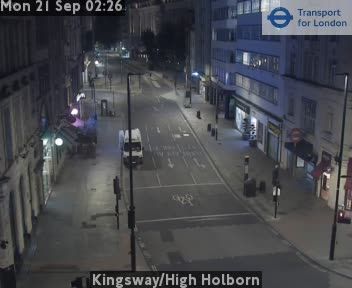 Traffic Cam London: Kingsway/High Holborn