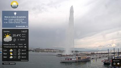 Genf: The Geneva Water Fountain