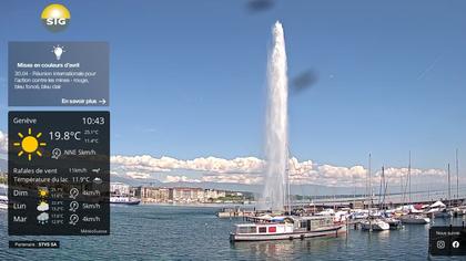 Genf: The Geneva Water Fountain