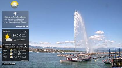 Genf: The Geneva Water Fountain