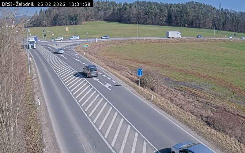 Traffic Cam Domzale: R2-447, Želodnik - Domžale, Želodnik