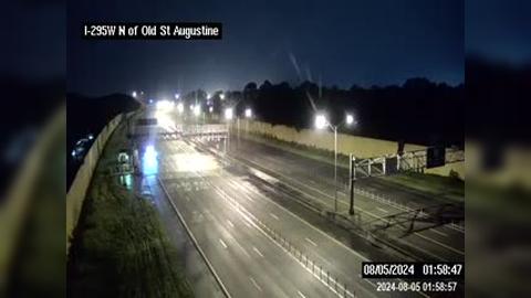 Traffic Cam Loretto: I-295 W N of Old St Augustine Rd