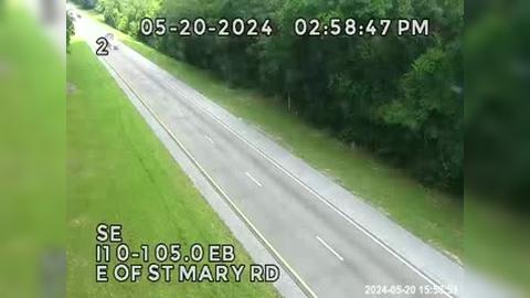 Traffic Cam Caryville: I10-MM 105.0EB-E of St Mary Rd