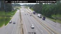 Columbia: I-26 W @ MM 103.9 - Day time