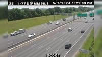 Ravenwood: I-77 S @ MM 90.8 (State Line) - Day time