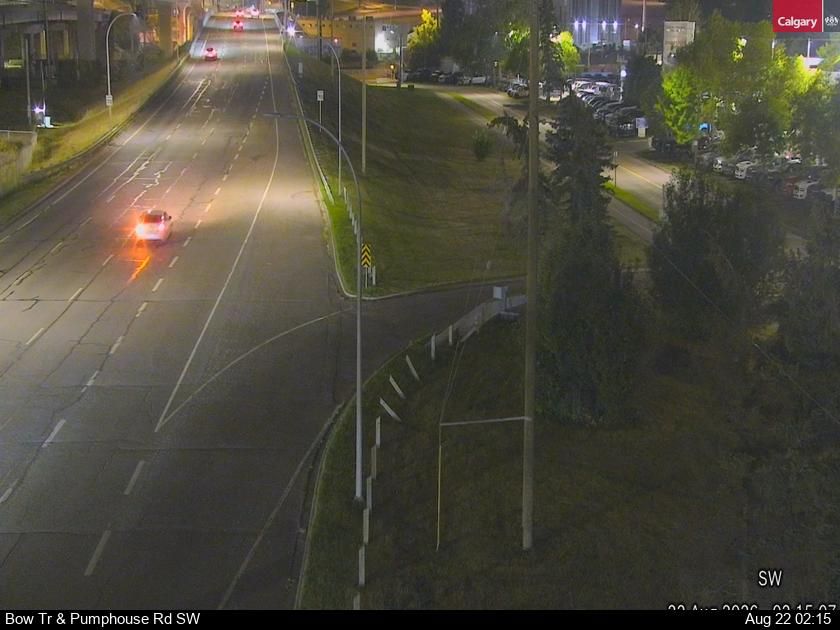 Traffic Cam Scarboro: Bow Trail - Pumphouse Road SW