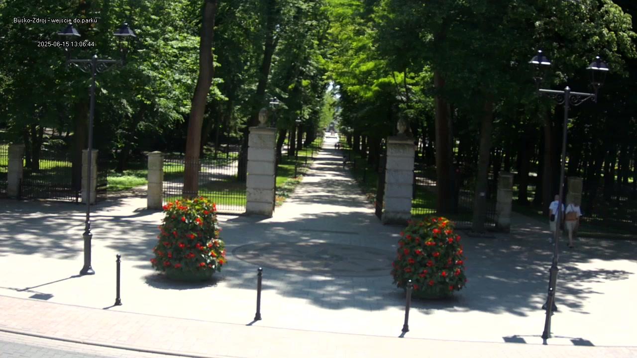 Busko Zdroj park Webcam