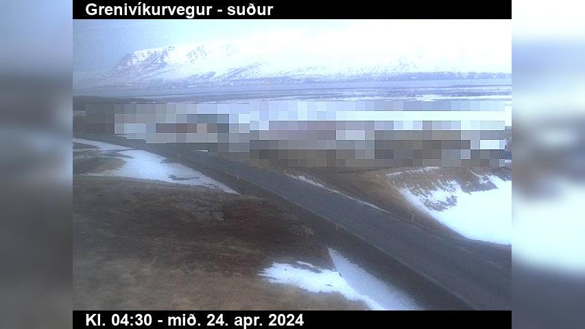 Traffic Cam Northwestern Region: Grenivíkurvegur