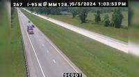 Durant: I-95 N @ MM 128.7 - Day time
