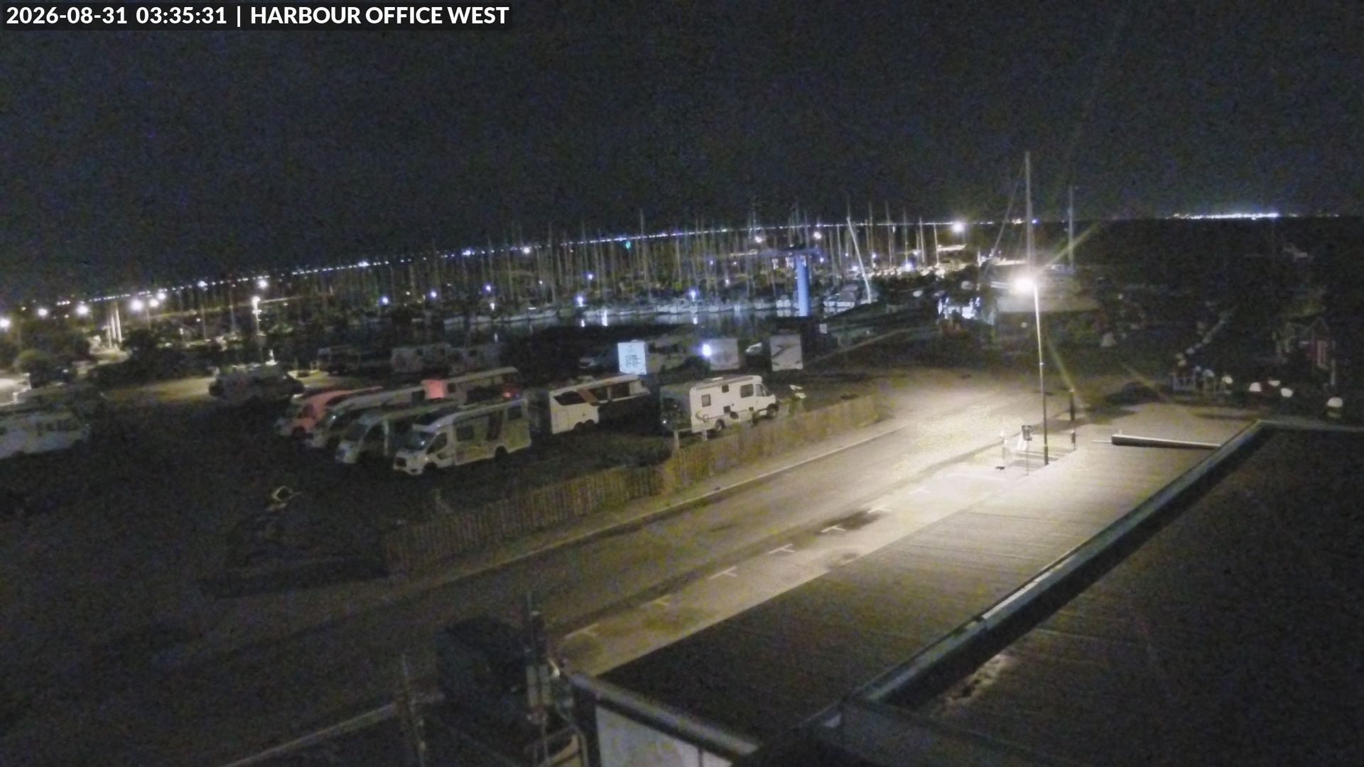 Traffic Cam Malmo › South-West: Limhamns Småbåtshamn