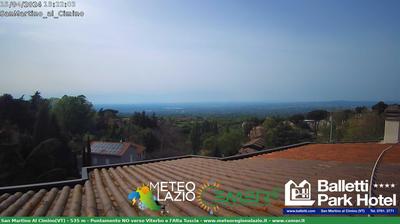 immagine della webcam nei dintorni di Viterbo: webcam San Martino al Cimino