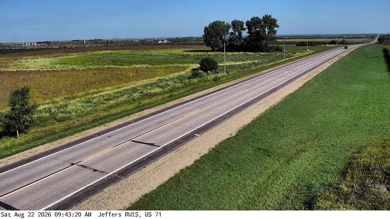 Traffic Cam Jeffers: US 71: U.S.71 - MP 43): U.S.71 - MP 43) View