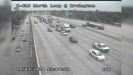 Traffic Cam Houston › West: IH-610 North Loop @ Irvington Blvd