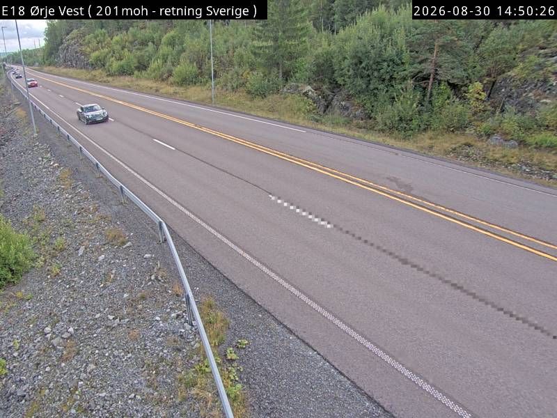 Traffic Cam Vik: E18 Ørje vest (Ørje)