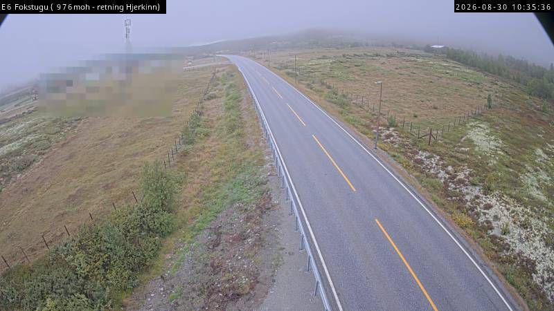 Traffic Cam Dovre: E6 Fokstugu (Hjerkinn)