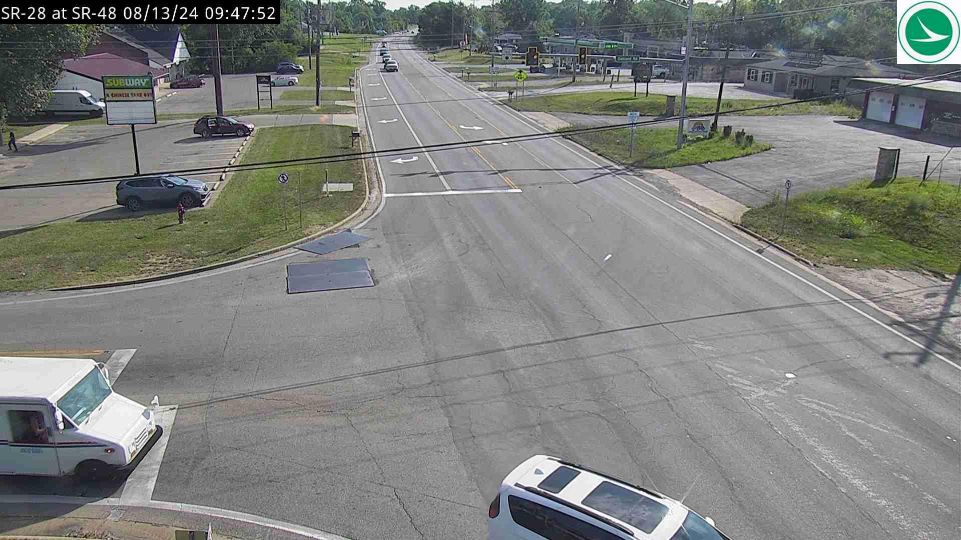 Traffic Cam Springvale: SR-28 at SR-48