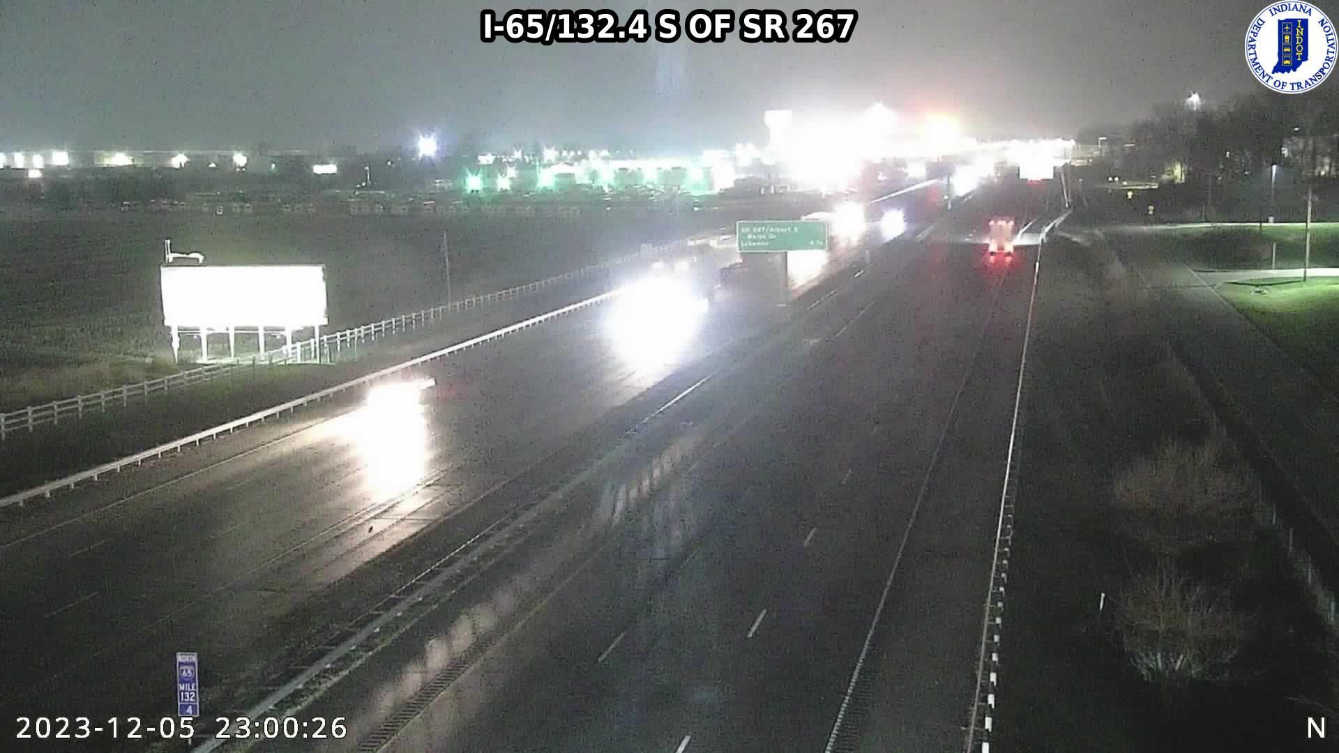 Traffic Cam Shepherd: I-65: I-65/132.4 S OF SR 267