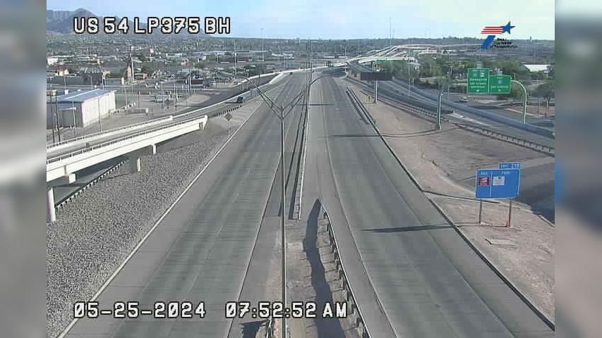 Traffic Cam El Paso › North: US-54 @ LP-375/BH