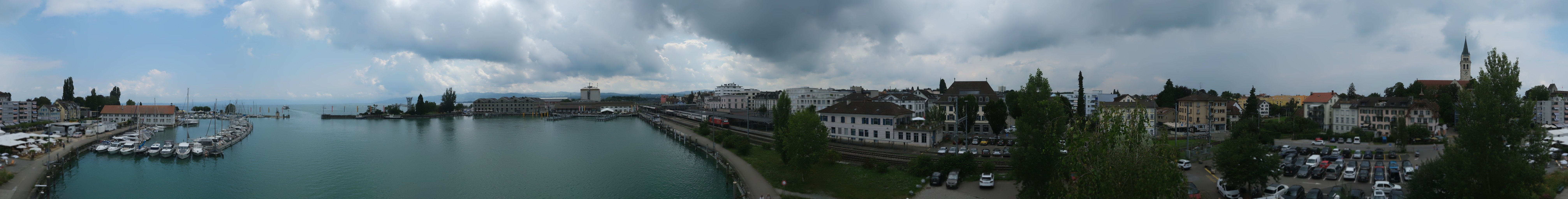 Im Bahnhof: Hafen Romanshorn