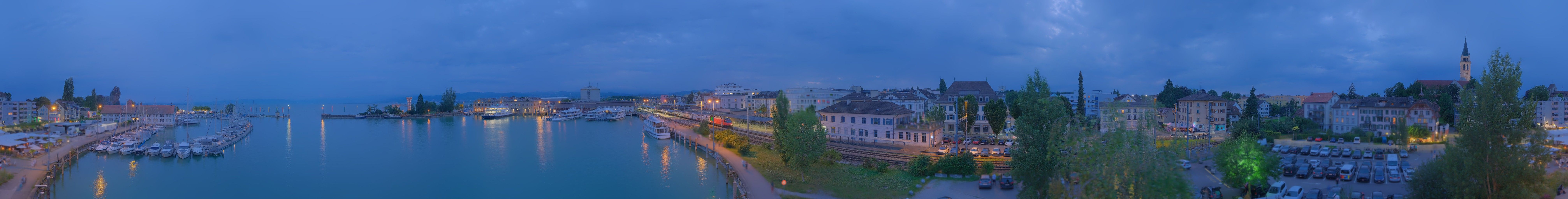 Im Bahnhof: Hafen Romanshorn