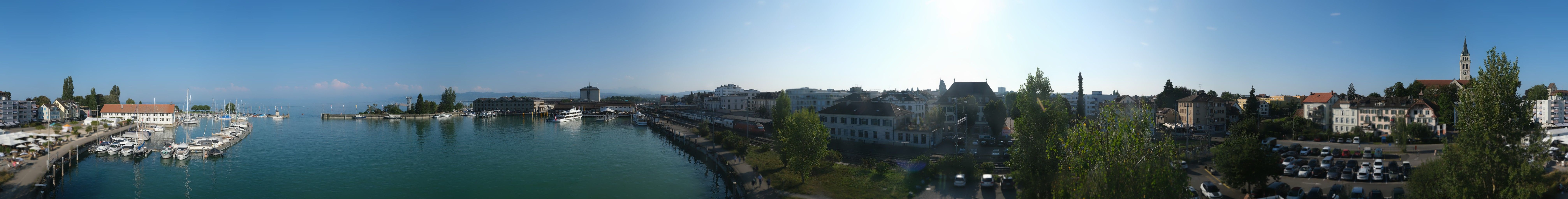 Im Bahnhof: Hafen Romanshorn