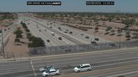 Last daylight view from Woodland Heights: US 60 @ Val Vista
