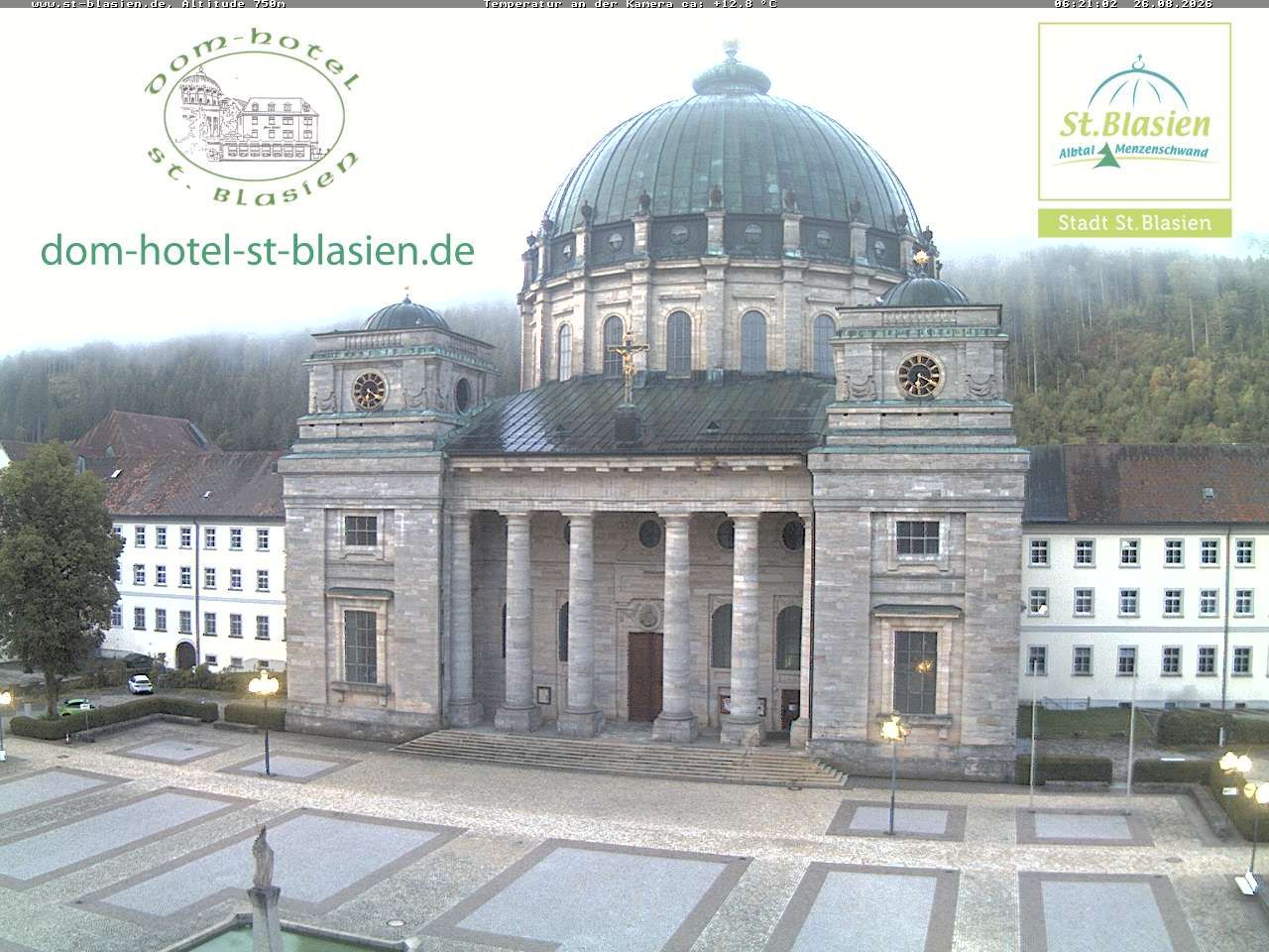 Traffic Cam St. Blasien: Der Dom in