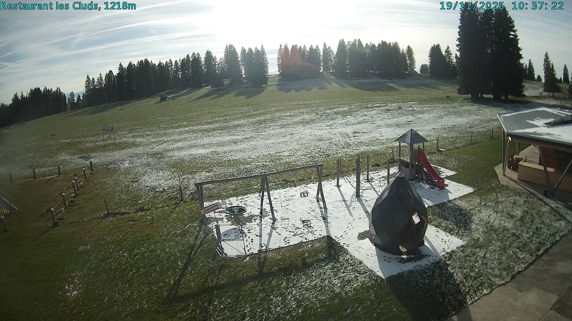 Bullet: Sainte-Croix - Les Rasses - Restaurant des Cluds