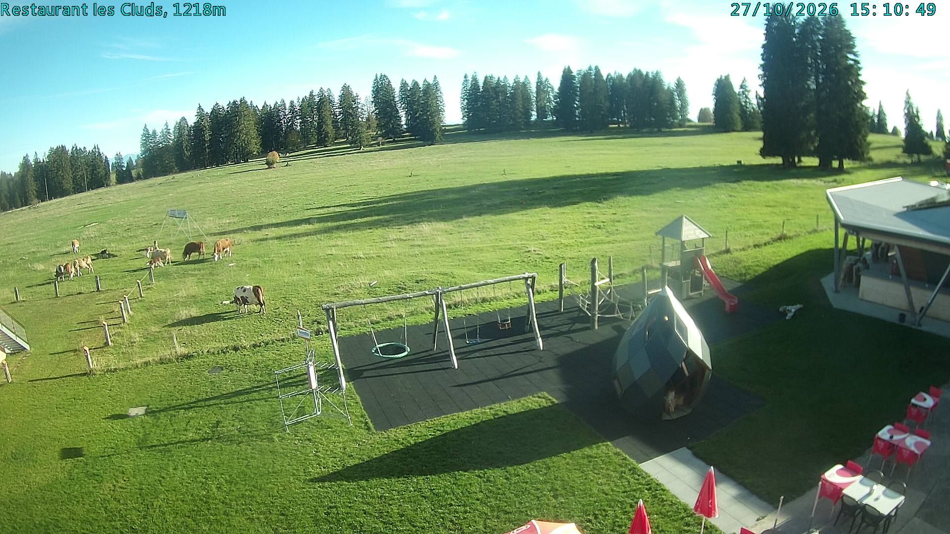 Bullet › Südosten: Restaurant des Cluds - Camping Les Cluds