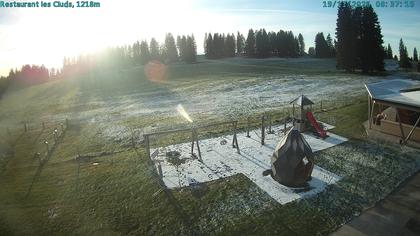 Bullet: Sainte-Croix - Les Rasses - Restaurant des Cluds
