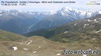 Piz Chavalatsch: Sulden − Vinschgau − Blick nach Südosten zum Ortler