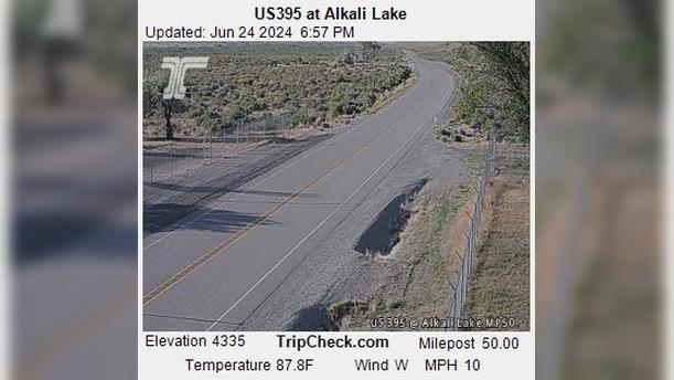 Traffic Cam Paisley: US 395 at Alkali Lake