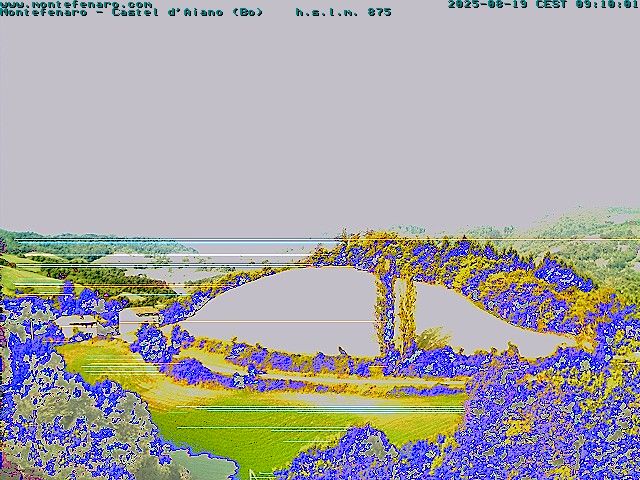 Traffic Cam Castel d'Aiano: Montese - Fanano - Sestola - Monte Cimone