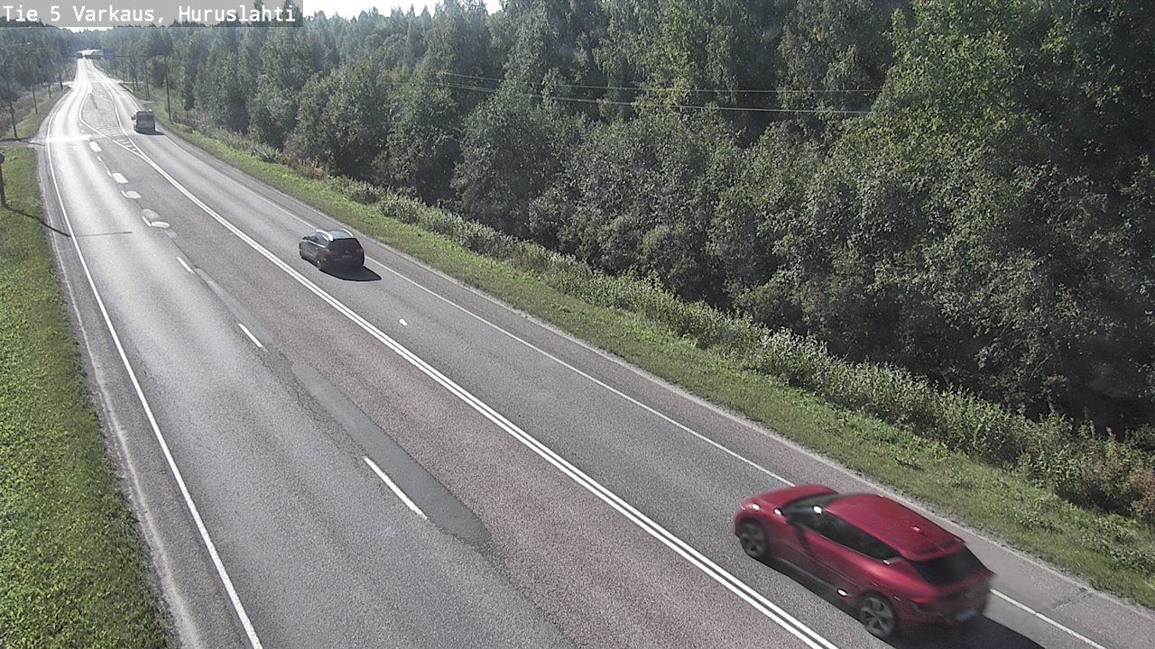 Traffic Cam Varkaus: Tie - Huruslahti - Varkauteen