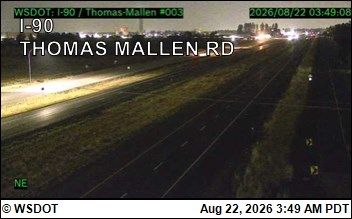 Traffic Cam Spokane: I-90 at MP 274: Thomas Mallen Rd