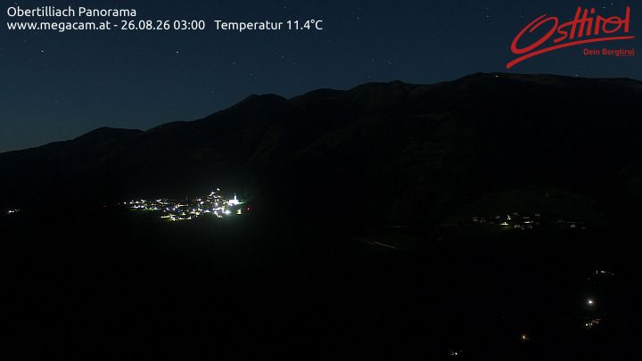 Traffic Cam Gemeinde Obertilliach: Obertilliach Ort