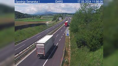 Zadnja slika ob 12h: Avtocesta Maribor - Pince, Spodnja Senarska I